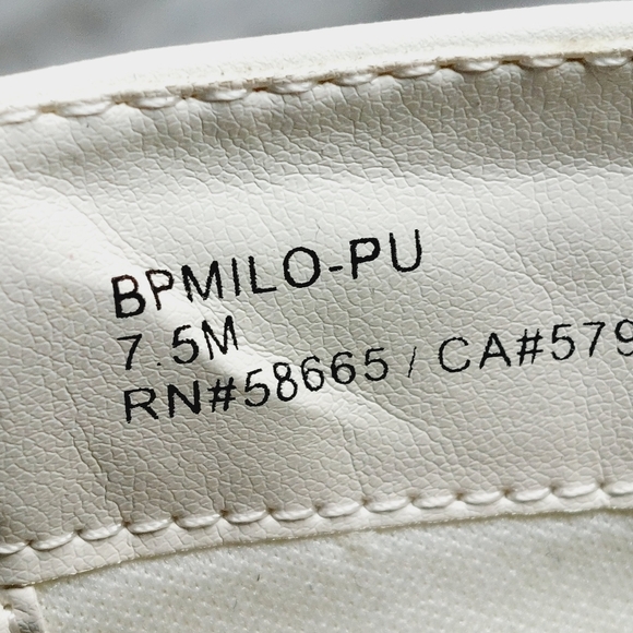 New Bp Milo White Vegan Zip Up Platform Ankle Boots i19 - Picture 11 of 15